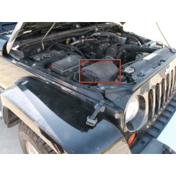 Замена воздушного фильтра Jeep Wrangler 2007-2012 гг.